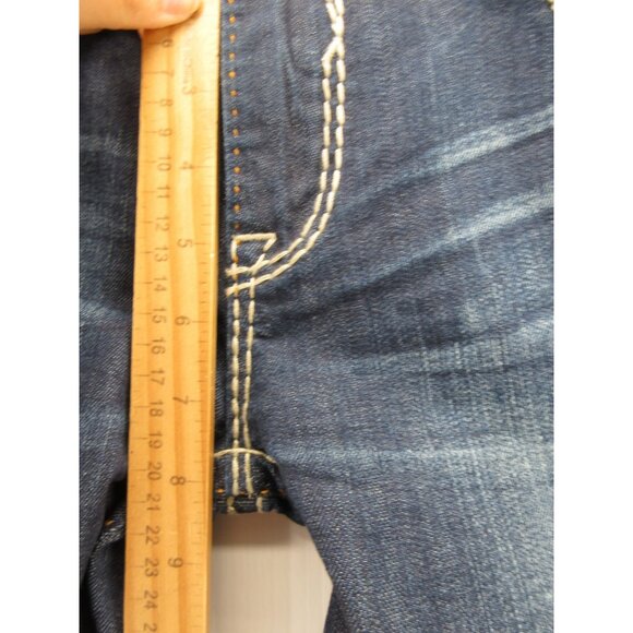 Vigoss Jeans 5 6 Bootcut Denim Stretch Embroidered Pants Juniors - Picture 5 of 13